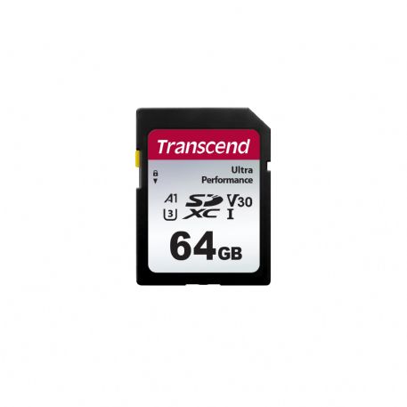 TRANSCEND MEMORY CARD 64GB SD Card UHS-I U3 A1 Ultra Performance