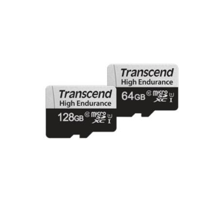 TRANSCEND MEMORY CARD 64GB microSD w/ adapter U1, High Endurance