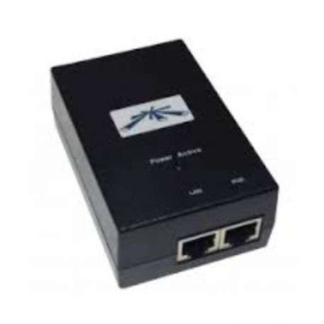 UBIQUITI POE INJECTOR, 48VDC, 24W, GIGABIT