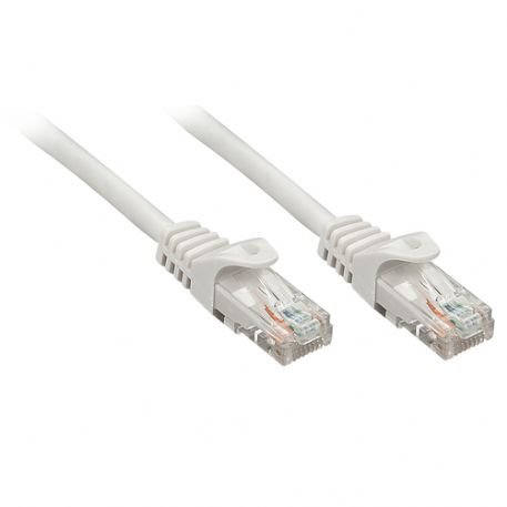 LINDY CAVO DI RETE  PATCH CAT.5E U UTP 1M CONNETTORE RJ45 GRIGIO 10 ANNI DI GARANZIA