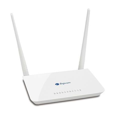 DIGICOM ROUTER ADSL2/2+ 300N 4 PORTE 10/100 1 PORTA PER CHIAVETTA 3G/4G