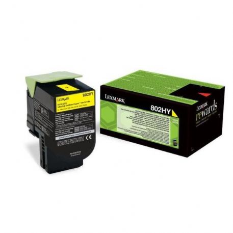 LEXMARK TONER GIALLO PER  CX410E/DE/DTE CX510DE/DHE/DTHE ALTA CAPACITA 3000PAG