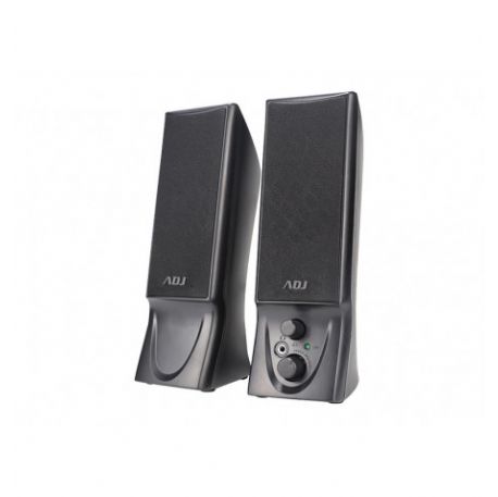 ADJ SPEAKER PC SLENDER 2.0 USB 2X2W BLACK