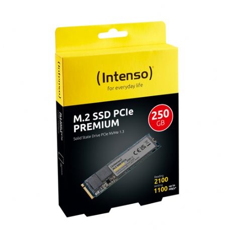 INTENSO SSD INTERNO PREMIUM 250GB M.2 PCIE 2100/1100 GEN 3x4