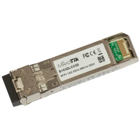 MIKROTIK TRANSCEIVER MODULO SFP VELOCITA 10Gb, DISTANZA MAX 300M, LUNGHEZZA DONDA 850 NM, BULK