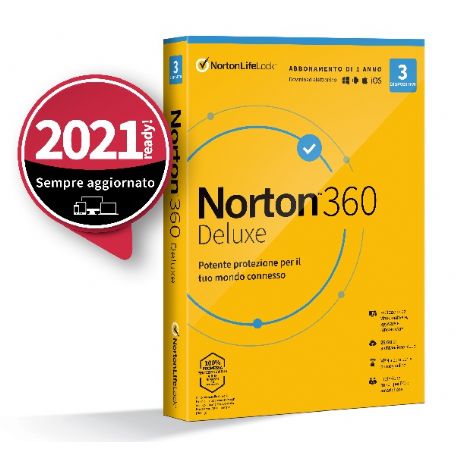 SYMANTEC NORTON 360 DELUXE 2020 3D ATTACH