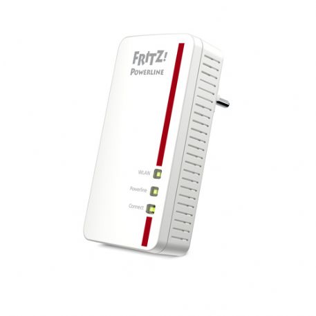 AVM FRITZ! POWERLINE 1260E, 2 PORTE LAN 10/100 WIRELESS N, ADATTATORE SINGOLO