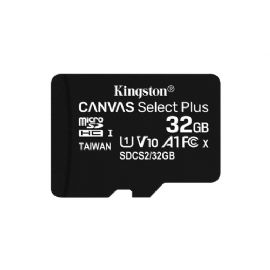 KINGSTON MICRO SDHC 32GB CANVAS SELECT 80R CL10 UHS-I CON ADATTATORE SD