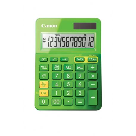 CANON CALCOLATRICE LS-123K, 12 CIFRE, LCD INCLINATO VERSO ALTO, VERDE