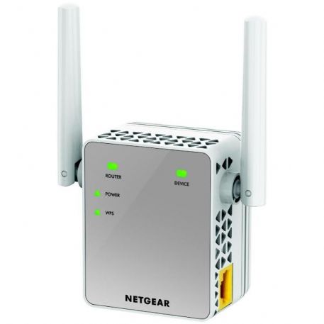 NETGEAR RANGE EXTENDER WIRELESS EX3700, IEEE 802.11AC, 750Mbps, DUAL BAND 5GHZ, 1XRJ45 10/100