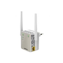 NETGEAR RANGE EXTENDER WI-FI ACCESS POINT AC1200 INSTALLAZIONE DIRETTA SU PRESA ELETTRICA 1 PORTA GIGALAN DOPPIA ANTENNA ESTERNA