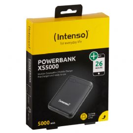 INTENSO POWER BANK 5000MAH USB A+TYPE C  5V-2.1A MICRO USB+TYPE C 5V-2.1A BLACK