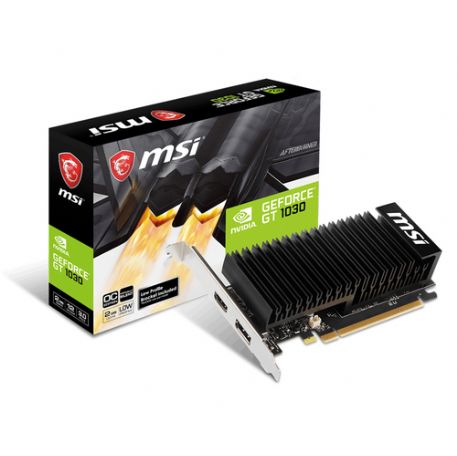 MSI VGA GEFORCE GT 1030, GT 1030 2GHD4 LP OC, 2GB GDDR5, DP/HDMI