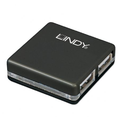 LINDY MINI HUB USB 2.0 4 PORTE