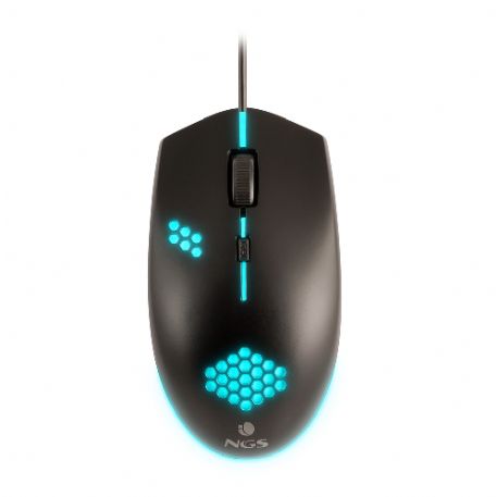 NGS MOUSE GAMING ILLUMINATO RGB 7 LED SENSORE OTTICO 800/1200 DPI