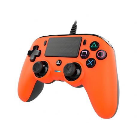 NACON COMPACT CONTROLLER CON CAVO PER PLAYSTATION 4 ARANCIO (PC COMPATIBILE)