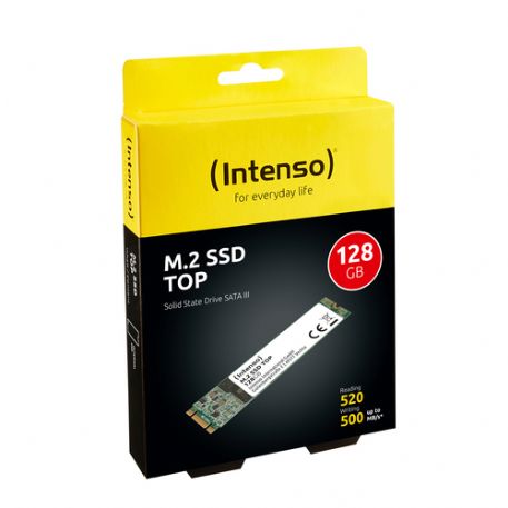 INTENSO SSD INTERNO TOP 128GB M.2 SATA R/W 520/500