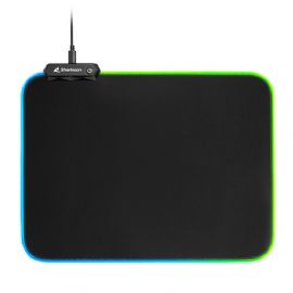 SHARKOON MOUSEPAD TAPPETINO GAMING 1337 MAT RGB V2 360, USB, LUNGHEZZA 36CM