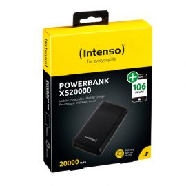 INTENSO POWER BANK 20000MAH USB A+TYPE C 5V-3.1A MICRO USB+TYPE C 5V-2.4A BLACK