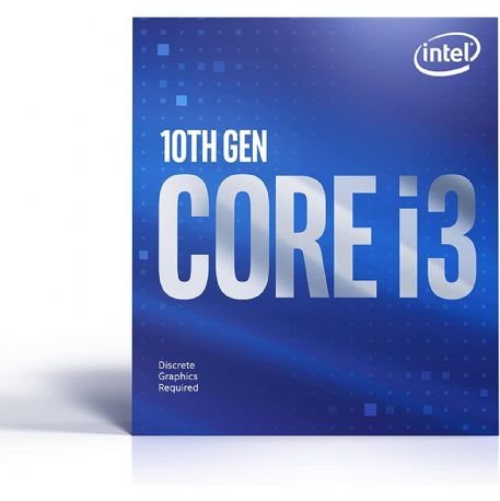 INTEL CPU 10TH GEN, I3-10100F, LGA1200, 3.60GHz 6MB CACHE 65W BOX COMET LAKE