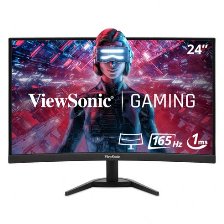 VIEWSONIC MONITOR CURVO 23,6 LED VA FHD 16:9 1MS 165HZ 250 CDM, 1500R, HDMI, MULTIMEDIALE