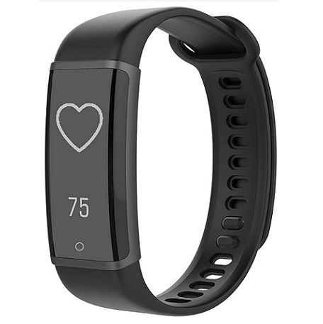 LENOVO SMARTWATCH HX03W FITNESS BAND BLACK