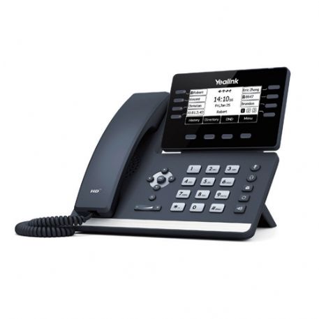 YEALINK TELEFONO VOIP 2XLAN GIGABIT POE, DISPLAY MONOCROMATICO, BLUETOOTH, 1XRJ9, 12 LINEE SIP