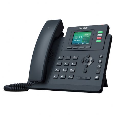 YEALINK TELEFONO VOIP 2XLAN 10/100 POE, AUDIO HD OPUS, DISPLAY A COLORI, 1XRJ9, 2 LINEE SIP