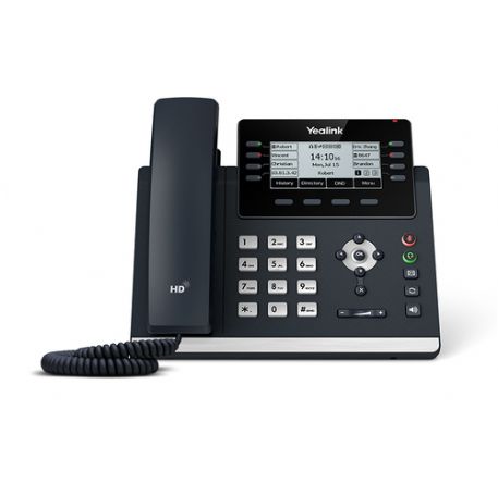 YEALINK TELEFONO VOIP 2XLAN GIGABIT, DISPLAY MONOCROMATICO, 1XRJ9, 16 LINEE SIP