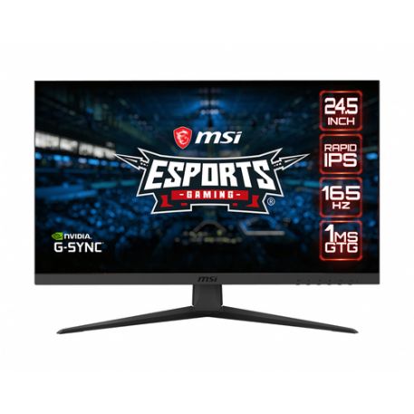 MSI MONITOR 24,5 LED IPS 16:9 FHD 1MS 165Hz 400 CDM, HDR 400, DP/HDMI