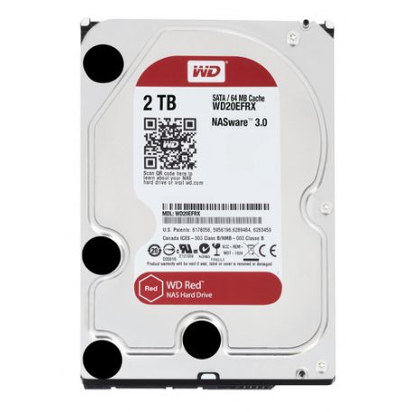 WESTERN DIGITAL HDD RED 2TB 3,5 INTELLIPOWER SATA 6GB/S 64MB CACHE