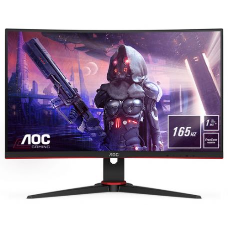 AOC MONITOR CURVO 23,6 LED VA 16:9 FHD 1MS 165HZ 250 CDM, VGA/HDMI, MULTIMEDIALE