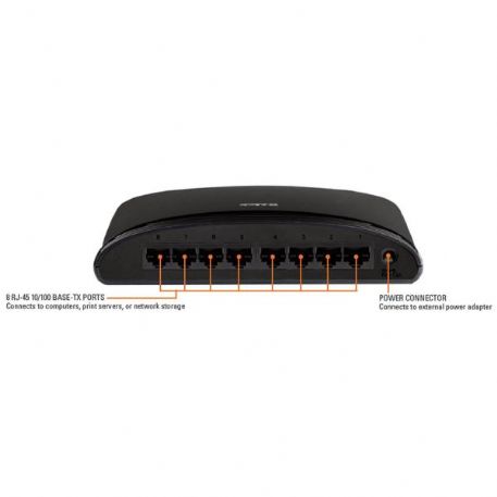 D-LINK SWITCH 8 PORTE 10/100 SOHO