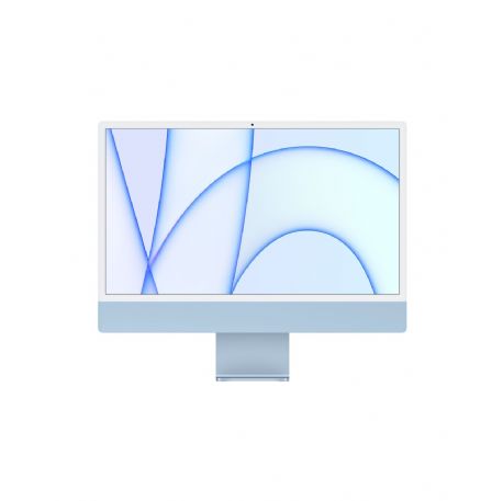 iMac 24'' Retina 4.5K: CPU Apple M1 chip 8-core / GPU 8-core / Ram 8GB / HD 256GB / Ethernet / Touch ID - Blu