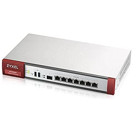 ZYXEL FIREWALL USG FLEX 100 SECURITY GATEWAY 1XWAN, 4XLAN, 1XUSB, VPN 40 IPSEC/L2TP, 30 SSL, AMAZON VPC, SSL INSPECTION, PCI DSS COMPLIANT, WLAN CONTROLLER 8 AP