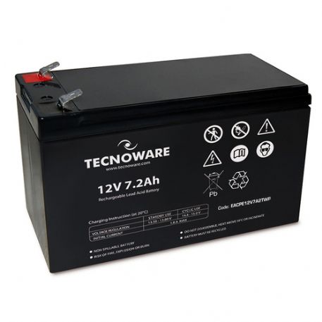 TECNOWARE POWER BATTERY 12V 7,2AH FASTON 6,3 MM