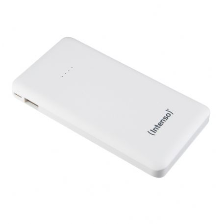 INTENSO POWER BANK 10000MAH USB A + CAVO TIPO C INTERGRATO 5V -2.1A WHITE