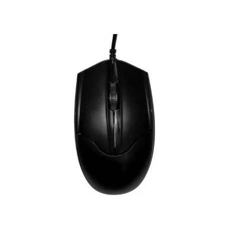 ENCORE MOUSE WIRED 3 TASTI OPTICAL CON CAVO USB NERO