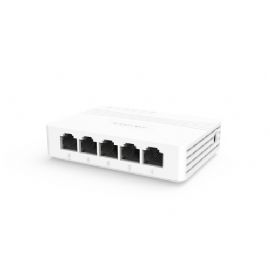 HIKVISION SWITCH 5 PORT GIGABIT UNMANAGED DESKTOP SWITCH 5 GIGABIT RJ45 PORTS, DESKTOP PLASTIC SWITC