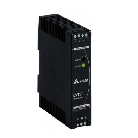 HIKVISION ALIMENTATORE 75W INDUSTRIAL POWER SUPPLY, OUTPUT48V, 1.57A, WORKING TEMP. -2070C, DIN RA